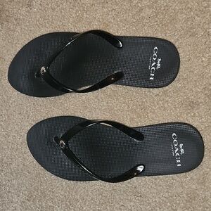 Coach Black Women's Flip Flops